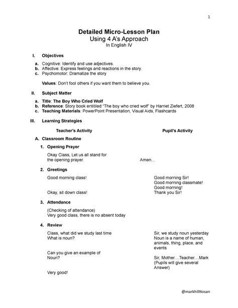 lesson planner ph 4as|4 a's lesson plan .